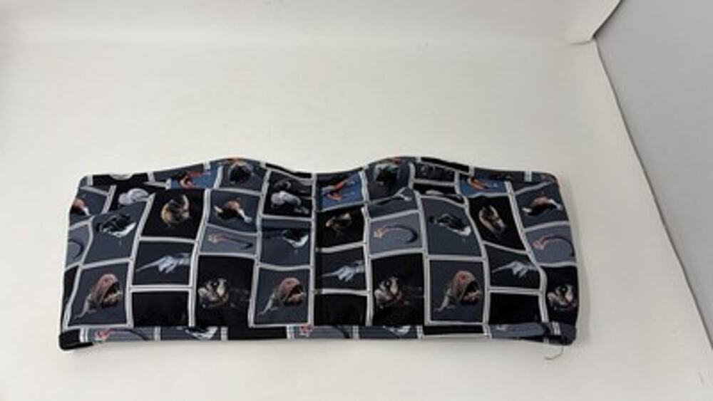 NWOT Fashion Brand Company Fish Bikini Top Bandeau Crop Top Size 1X